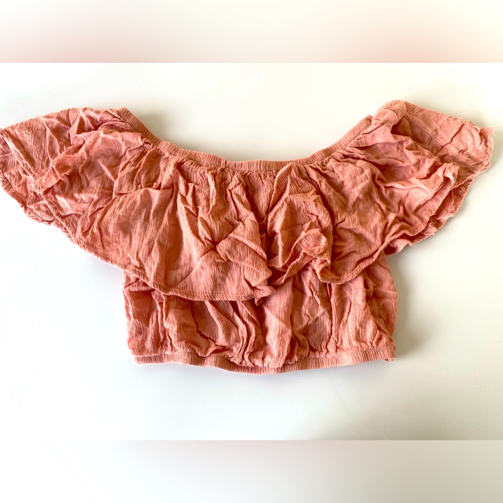 Blush crop top